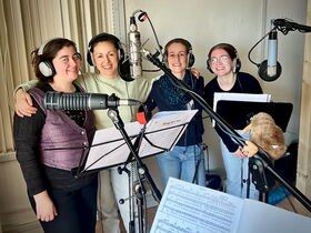 Sopran 1 bei der Aufnahme des „Sacred“-Albums